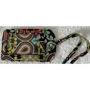 Vera Bradley ID Case Luggage Tag Womens OS Multicolor Paisley Travel Commuter